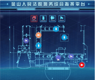 蘭亭妙微ui設計-法院智能警務綜合指揮平臺大屏UI設計(保密)