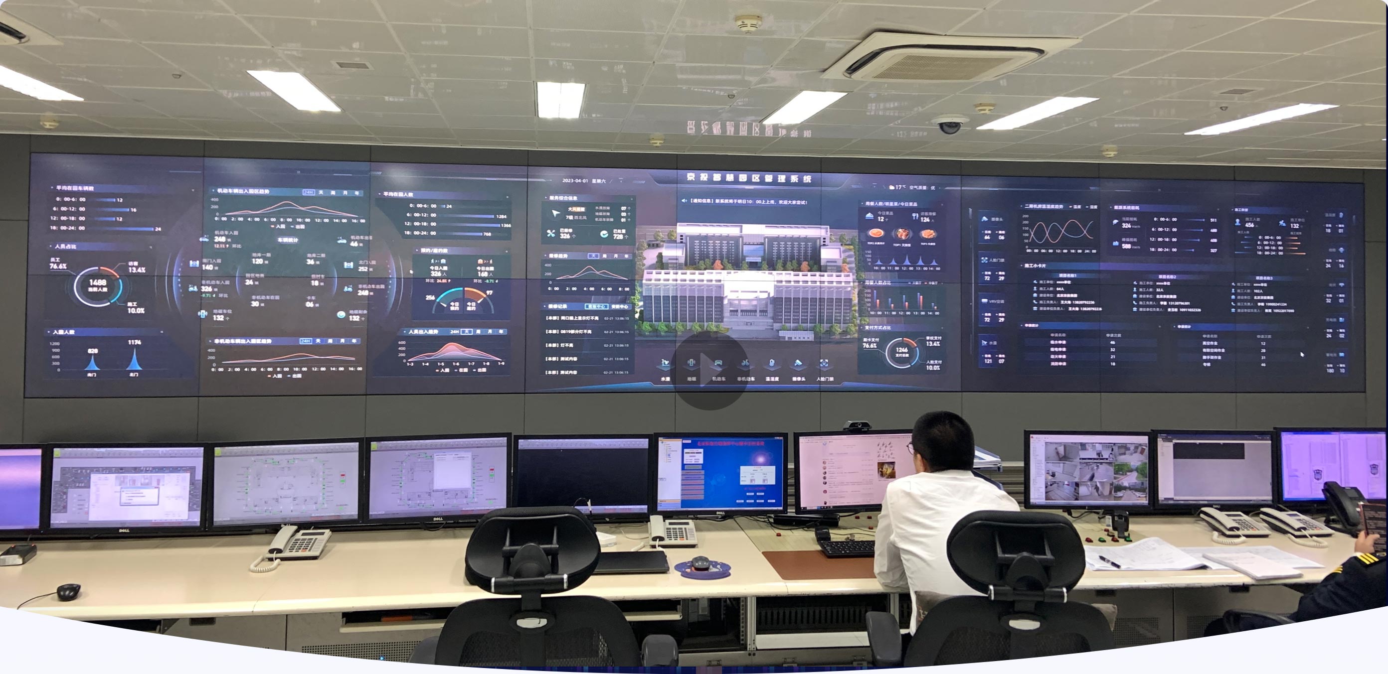 項目概述：C4D建模、大屏設計、交互設計、產品定位、目標用戶、設計風格,效果欣賞